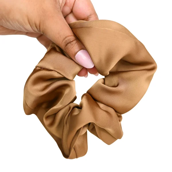 Large Golden Beige hair scrunchie. Hair Band for sale! Trending popular best seller products! Tik Tok , Instagram hot selling products! Shop Online only at cutefunnystuff.com Toronto Ontario Canada