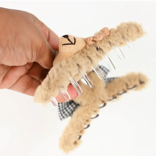 Cute Adorable Brown Teddy Bear Hair Clip! Trendy Tik Tok, Instagram hot selling products! Shop Online only at cutefunnystuff.com Toronto Ontario Canada