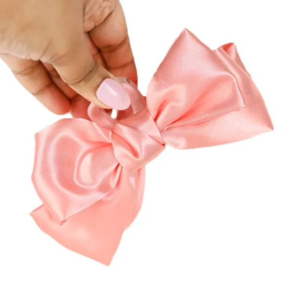 Velvet Coral Pink Bow. Trending popular best seller products! TIk Tok , Instagram hot selling products! Shop Online only at cutefunnystuff.com Toronto Ontario Canada