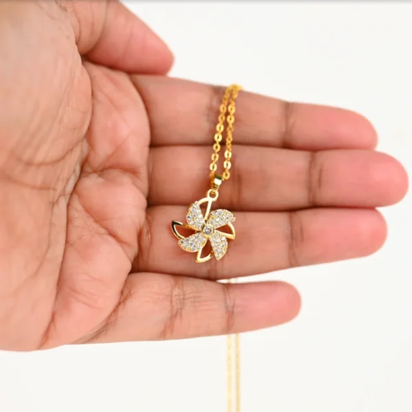 Cute Windmill Necklace with moving features. Shop Online at cute funny stuff store Toronto Ontario Canada