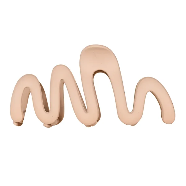 cute adorable deep beige squiggle hair clip trendy hair accessories Toronto Ontario Canada