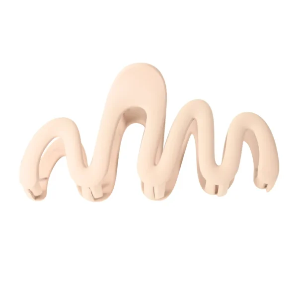 cute adorable beige squiggle hair clip trendy hair accessories Toronto Ontario Canada