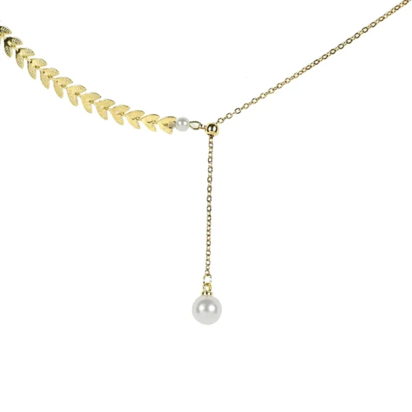 Cute drop pearl necklace. Trendy Everyday Use. Shop only at cute funny stuff store Toronto Canada