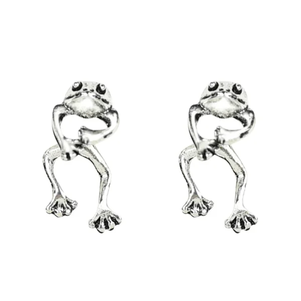 Hilarious 3D Frog earrings! Front and Back Earrings. 3D Double Sided Frog Stud Earrings. Funny Earrings for sale! Shop Online for cute stud earrings at Cutefunnystuff.com Hot selling products. Cute Funny Products, Gift shop online. Toronto Ontario Canada