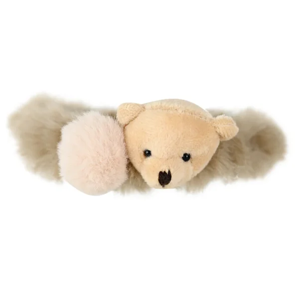 Fluffy Brown Hair Band With White Teddy Bear! Adorable Hair Accessories for Women. Cute Hair Bands for sale! Trending popular best seller products! Tik Tok , Instagram hot selling products! Shop Online only at cutefunnystuff.com Toronto Ontario Canada