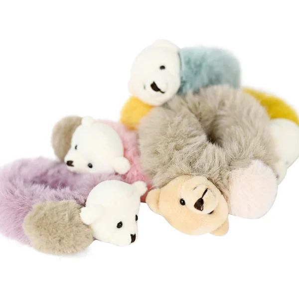 Fluffy Pink Hair Band With White Teddy Bear! Adorable Hair Accessories for Women. Cute Hair Bands for sale! Trending popular best seller products! Tik Tok , Instagram hot selling products! Shop Online only at cutefunnystuff.com Toronto Ontario Canada