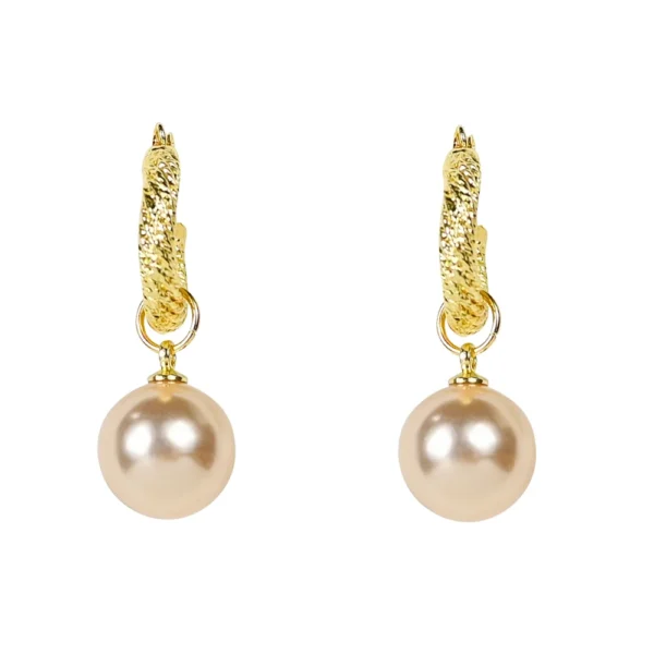 Elegant champagne Earrings. champagne Pearl earrings. Drop Earrings for sale! Shop Online for cute stud earrings at Cutefunnystuff.com Hot selling products. Cute Funny Products, Gift shop online. Toronto Ontario Canada